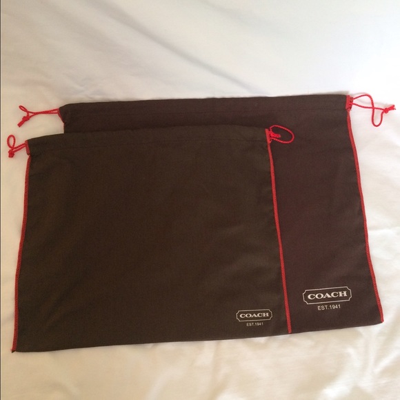 4 Coach draw string bags - Picture 2 of 4