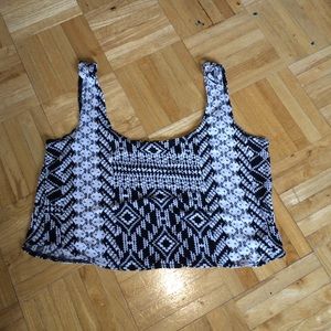 Patterned crop top