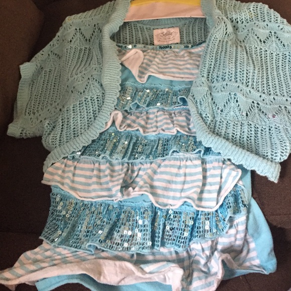 Justice shirt and sweater