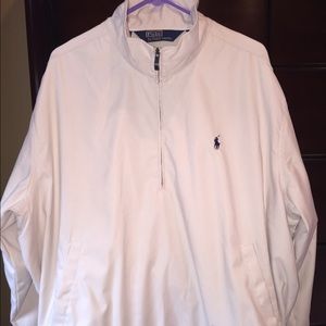 Men's Ralph Lauren 1/2 zip windbreaker.