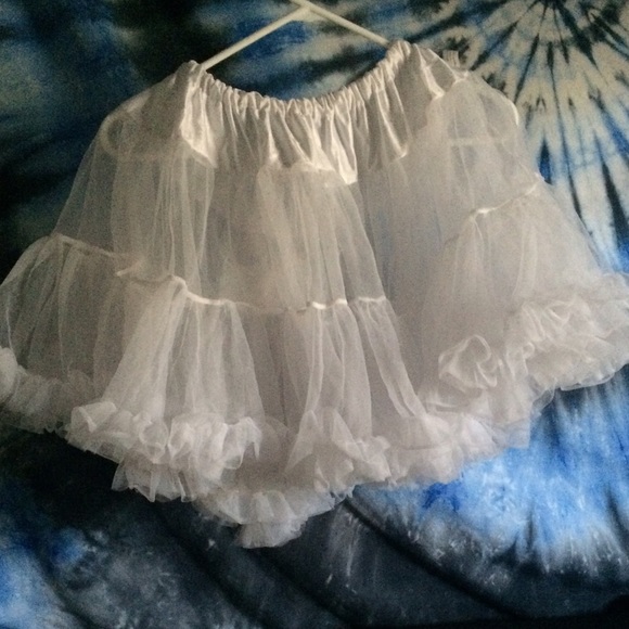 White tutu!
