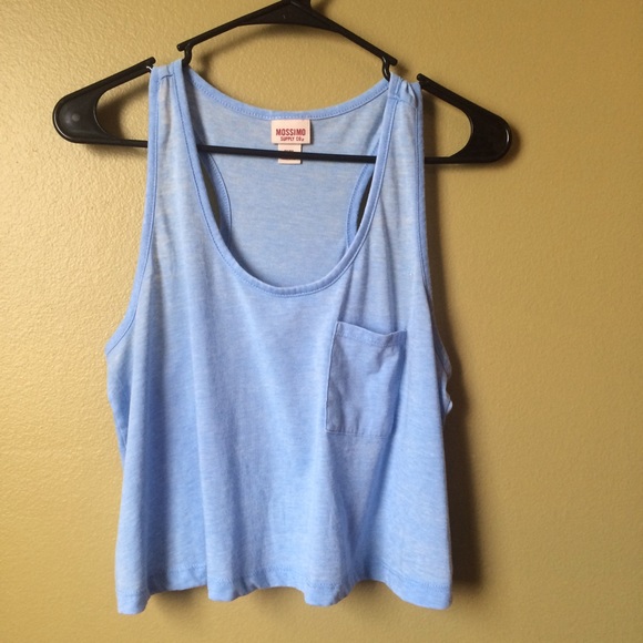 ❌SOLD❌ Light Blue Mossimo Crop Top - Picture 1 of 2