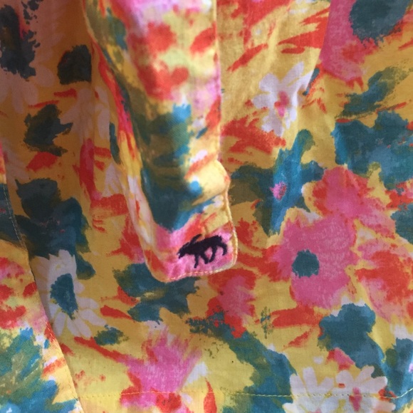 Abercrombie & Fitch pink floral sundress Medium - Picture 2 of 4