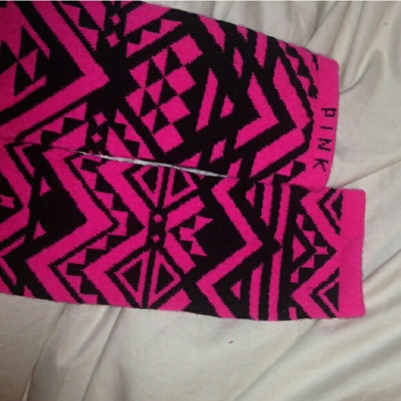 PINK knee socks