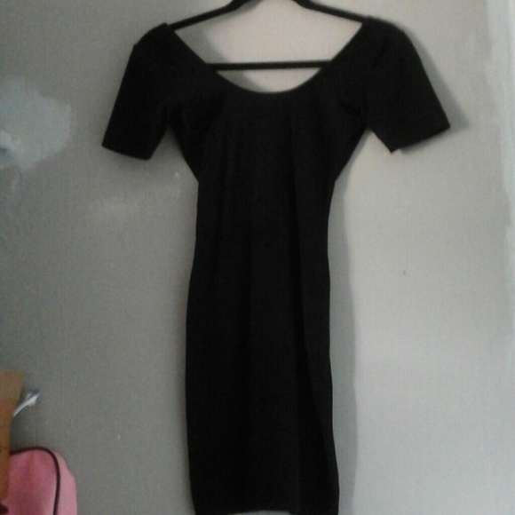 Black mini body on dress