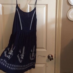 Navy blue dress