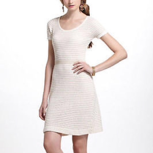 NWT Sparrow for Anthropologie Gilt Grid Dress - Picture 2 of 4