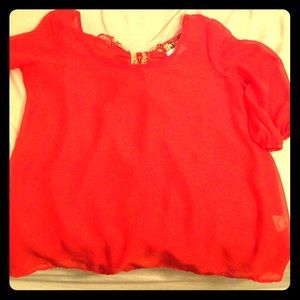 Cute see through shirt.