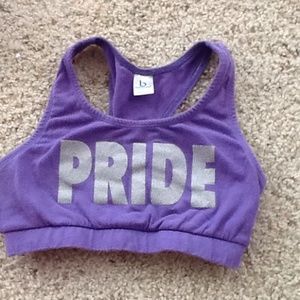 Cheer sports bra