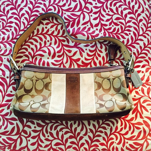 Coach brown shoulder bag
