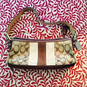Coach brown shoulder bag