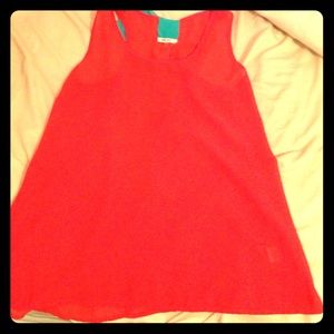 Flowy Orange tank top