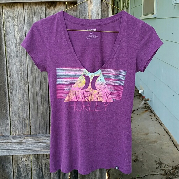 Purple Hurley V Neck