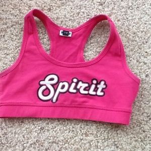 Cheer sports bra