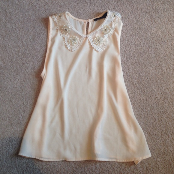 cream blouse - Picture 1 of 3