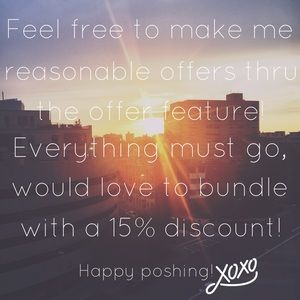 Make me offers! 15% discount on bundles!!