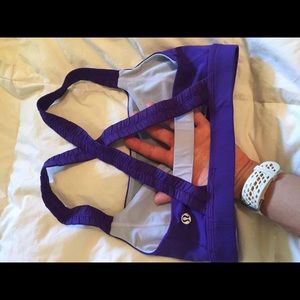 Deep purple lululemon sports bra