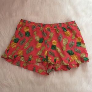 Pineapple Print shorts