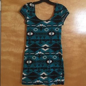 tribal print dress