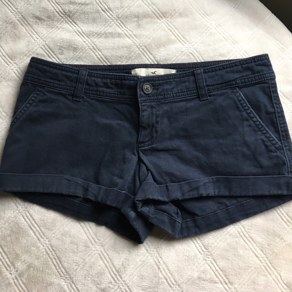 Navy blue Hollister shorts