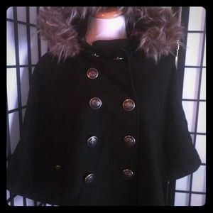 CAPE WOOL BLEND MISS W PRINCESS ETAM WEEKEND