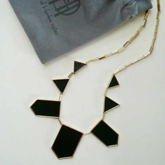 House of Harlem 5 Station Necklace Leather