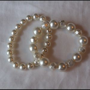 Faux Pearl Bracelets