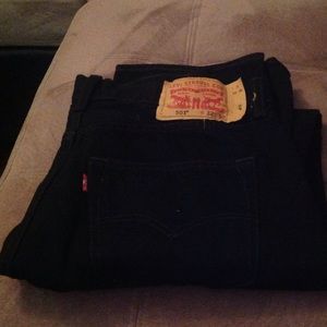 Levi's button fly jeans