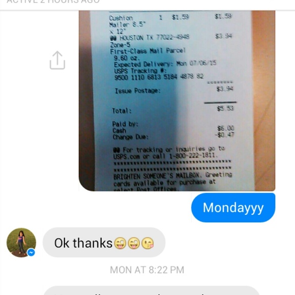 My references of selling and sending realquick