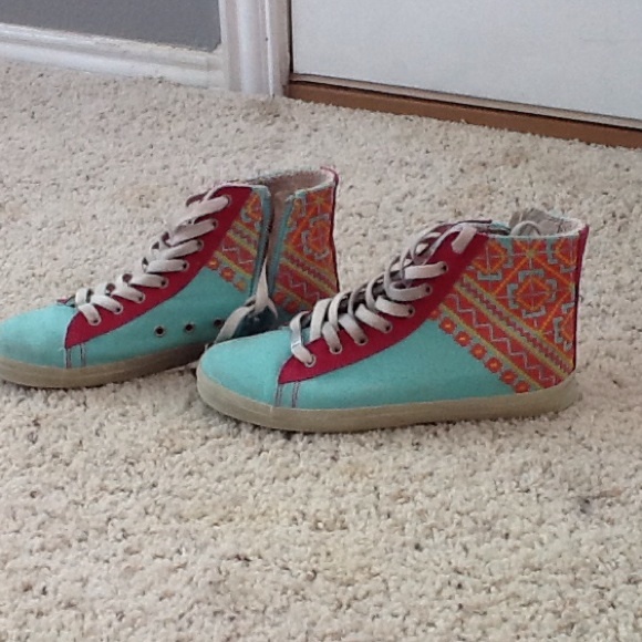 High tops colorful cute