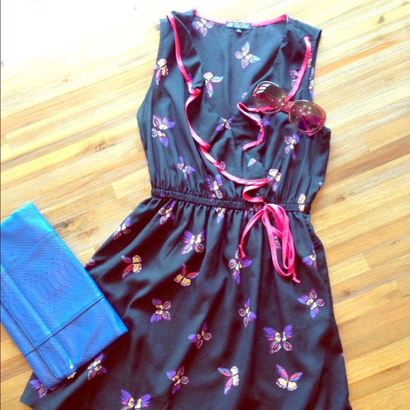 Cute, butterfly printed BeBop dress