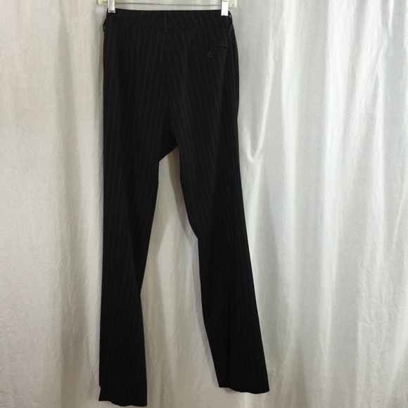 Black Pin Striped Pants - Picture 2 of 4