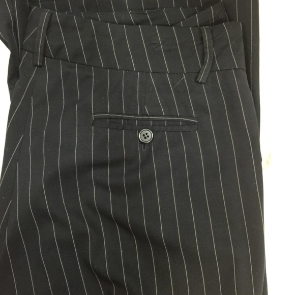 Black Pin Striped Pants - Picture 4 of 4