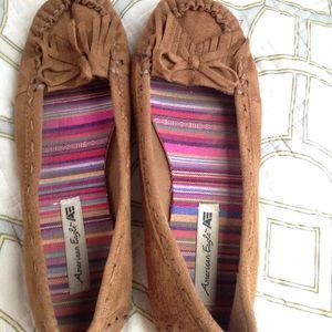 brown moccasins