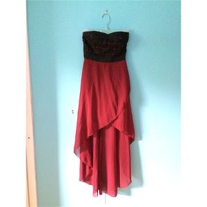 High-Low Maroon Dress💕