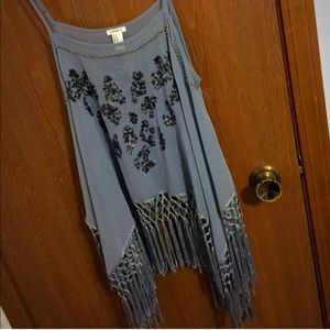 Forever 21 fringe top