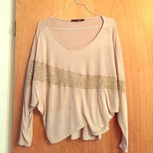 Tan shirt/sweater