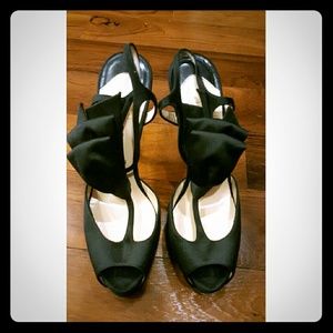 Christian Louboutin Ernesta 120 Satin Bow T-Strap