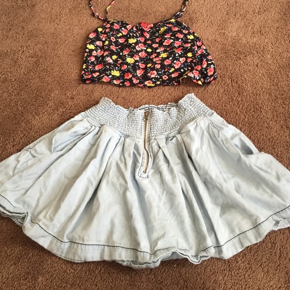 Cotton blue skirt. 😍 SOLD