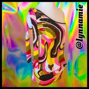 Groovy, mod, multicolor tunic or dress