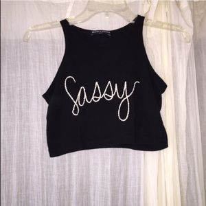 Sassy Crop Top