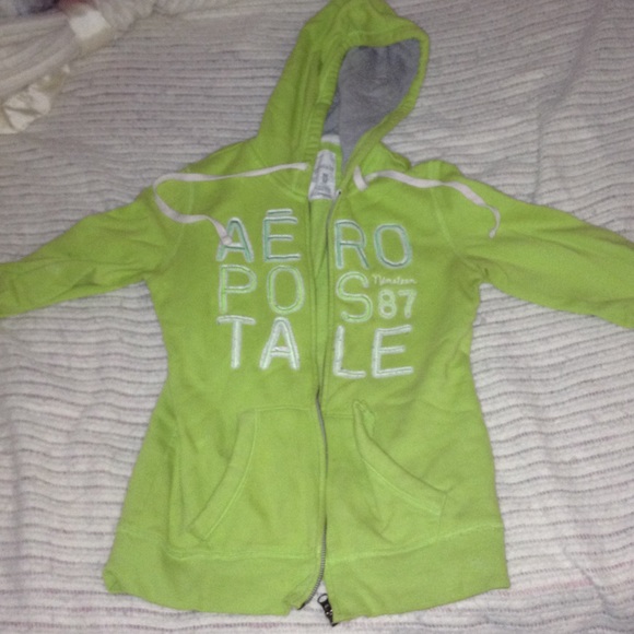Lime green Aeropostale hoodie