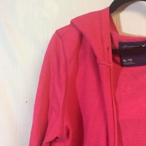 Pink American Eagle Zip up  Sweater
