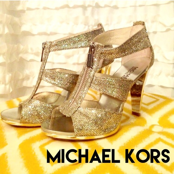 Michael Kors glitter heals