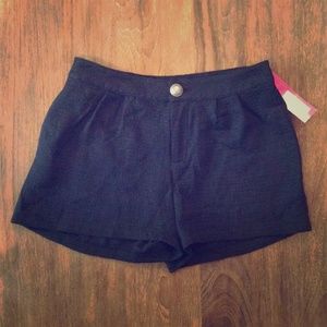 High Waist Black Shorts NWT