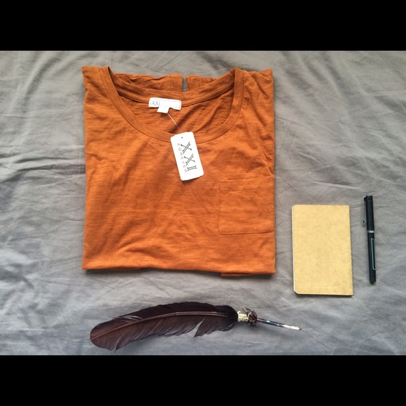 Casual orange Forever 21 Crop top. NEW not used