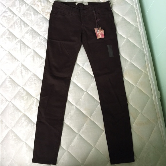 Brown hollister jeans