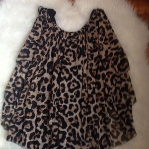 Fabulous leopard poncho dress 🐯
