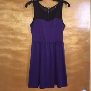 Purple skater dress.