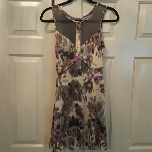 Urban Outfitters floral cut out dress